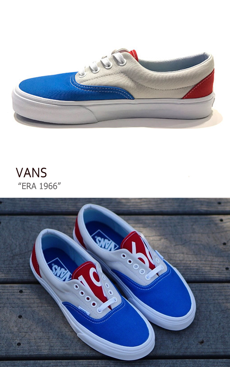 VANS ERA 1966/Blue/Gray/Red shoes 