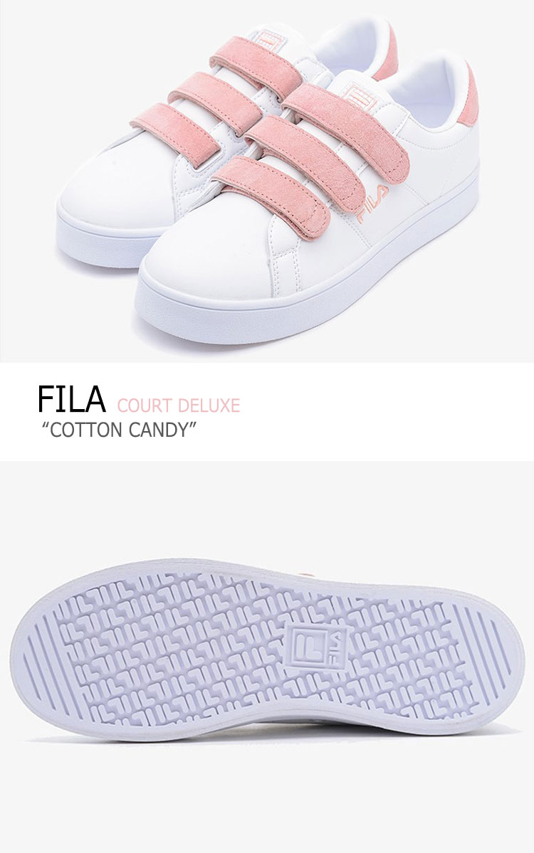 楽天市場 フィラ スニーカー Fila レディース Court Deluxe Vc コートデラックス ベルクロ Cotton Candy コットンキャンディー Pink ピンク Fs1siz3060f シューズ Drescco ドレスコ