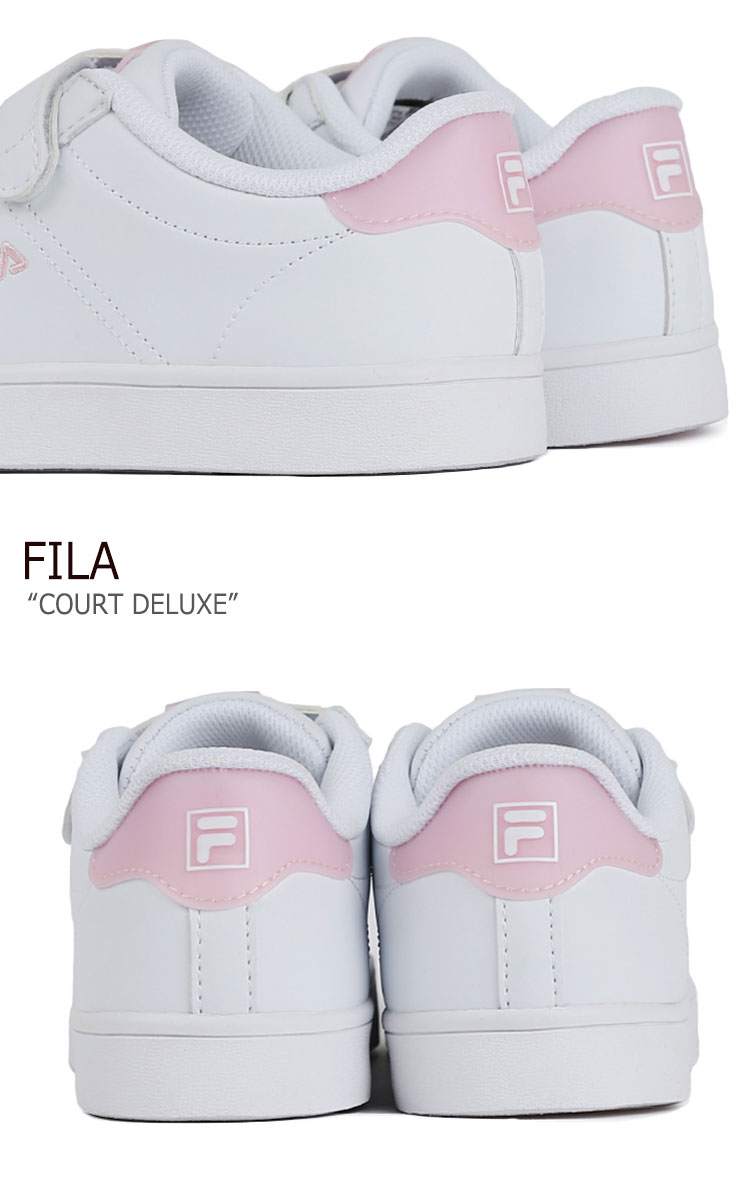 楽天市場 フィラ スニーカー Fila レディース Court Deluxe Vc コートデラックス White Pink ホワイト ピンク Fs1sia1071x シューズ Drescco ドレスコ