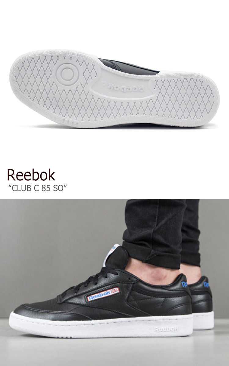 reebok club c 85 so black