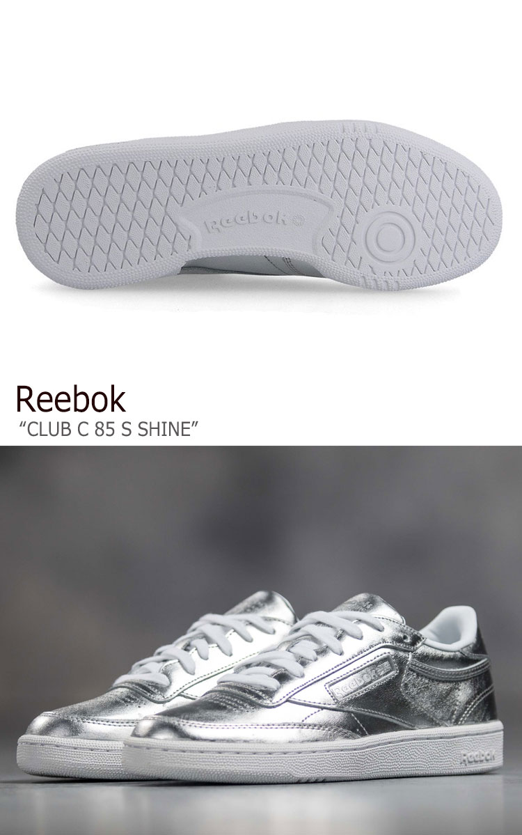 reebok club c silver