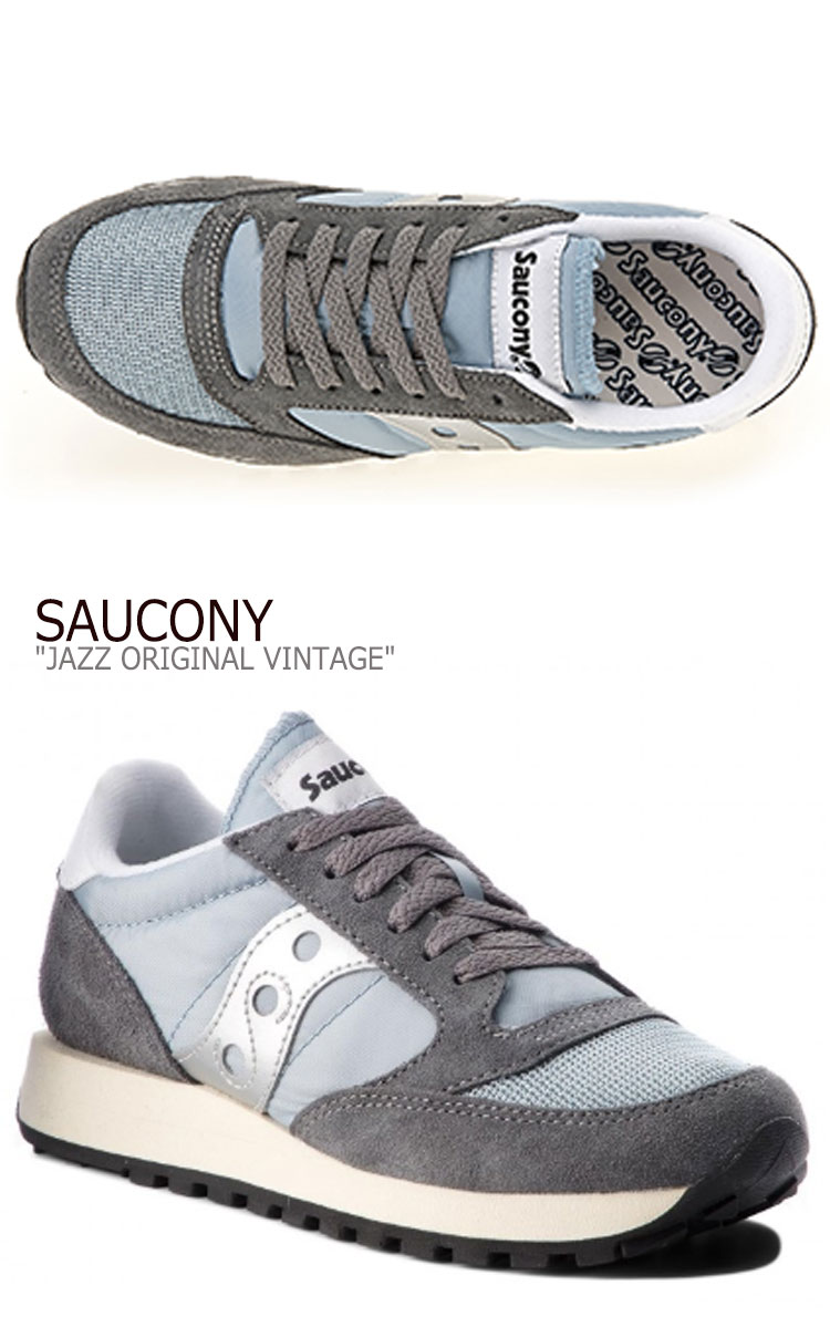 楽天市場 サッカニー ジャズオリジナル スニーカー Saucony メンズ レディース Jazz Original Vintage ジャズ オリジナル ヴィンテージ Grey グレー S 39 シューズ 中古 未使用品 Drescco ドレスコ