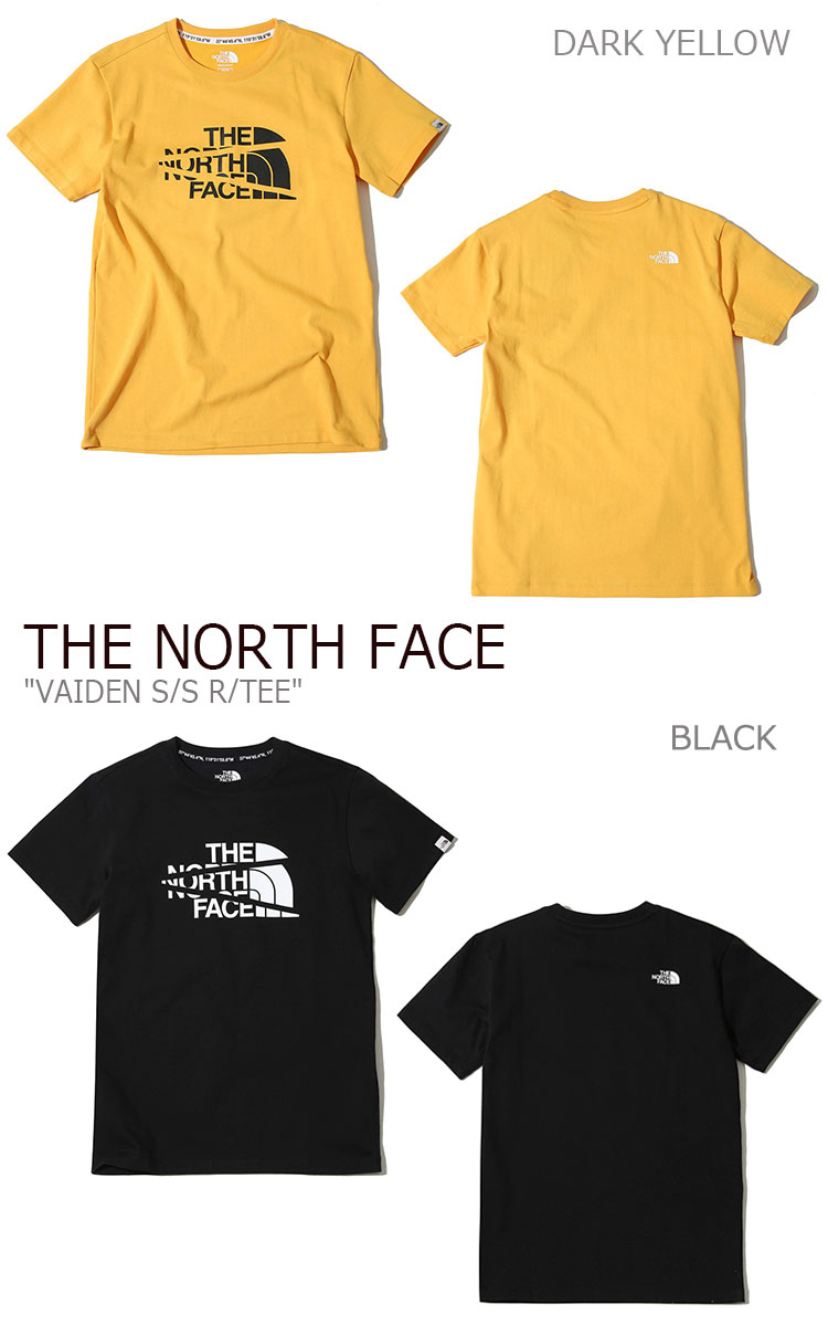 the north face yellow t shirt