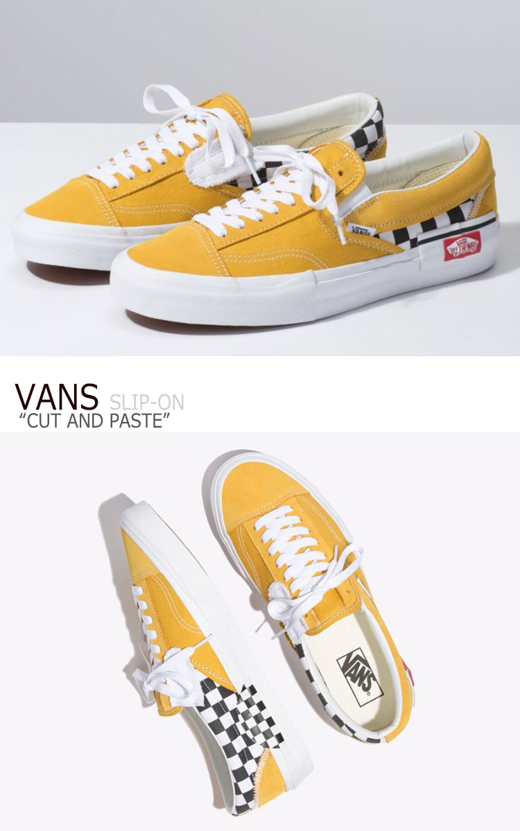 vans slip on cut and paste