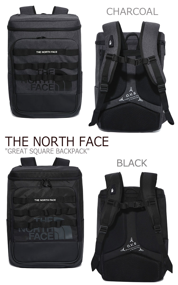 楽天市場 ノースフェイス バックパック The North Face メンズ レディース Great Square Backpack グレート スクエア バック パック Charcoal Black チャコール ブラック Nm2dk00j K バッグ 中古 未使用品 Drescco ドレスコ