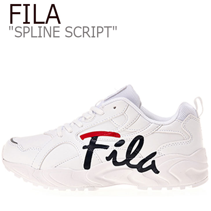 保障できる フィラ スクリプト スニーカー Fila メンズ レディース Spline Script スプライン スクリプト White ホワイト Fs1sib1397x シューズ 完売 Bandeksuperkids Com