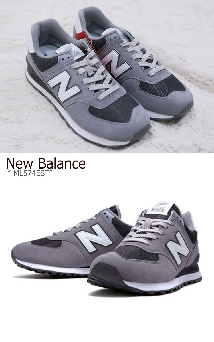 高い品質 574 ニューバランス スニーカー 中古 未使用品 シューズ Nbpd9s128x ダークグレー Gray Dark Balance574 New Ml574est レディース メンズ Balance New スニーカー