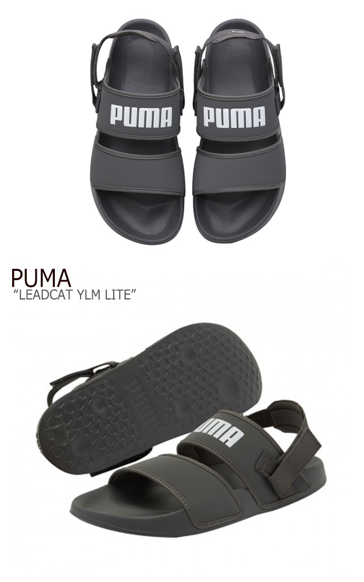 puma men grey sandals
