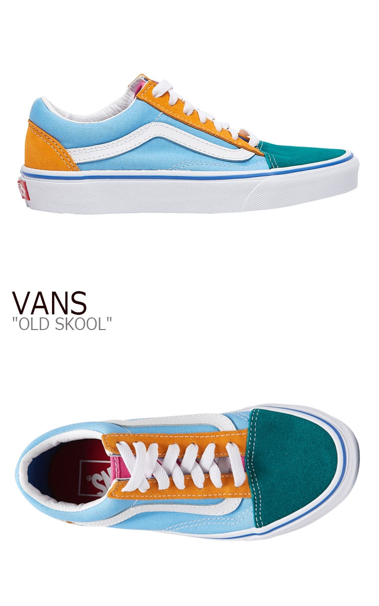 楽天市場 バンズ オールドスクール スニーカー Vans メンズ Old Skool Colorblock Multi Bright カラーブロック マルチカラー Vn0a38g1t0b シューズ Drescco ドレスコ