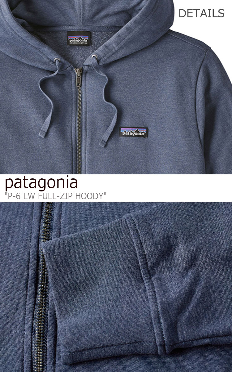 楽天市場 パタゴニア パーカ Patagonia メンズ P 6 Lw Full Zip Hoody P 6 Lw フルジップ フーディー Grey Blue Feather Gray グレー ブルー フェザーグレー ウェア 中古 未使用品 Drescco ドレスコ