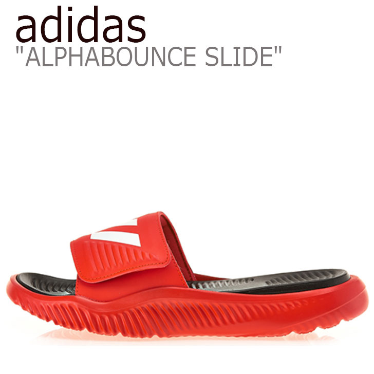 adidas alphabounce slides red