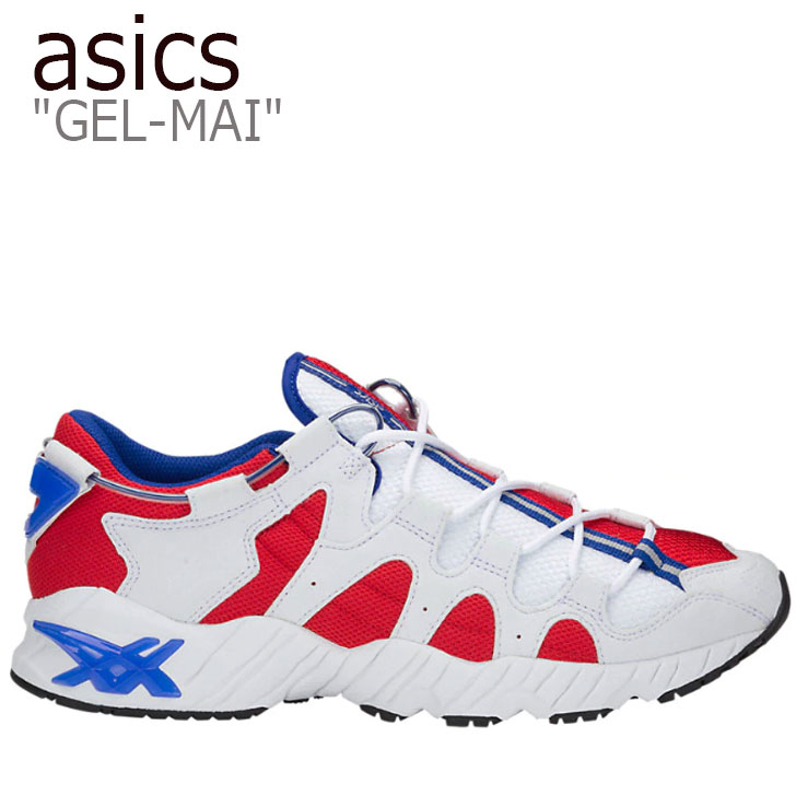 アシックス スニーカー メンズ靴 Asics メンズ レディース Gel Mai Gel Mai 1191a0 601 White Red シューズ靴 レッド シューズ ゲルマイ ホワイト 工場直営店