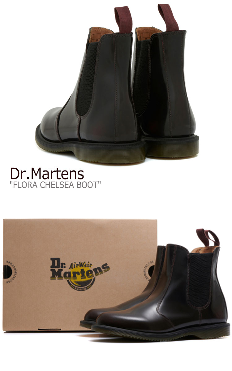 flora dr martens black