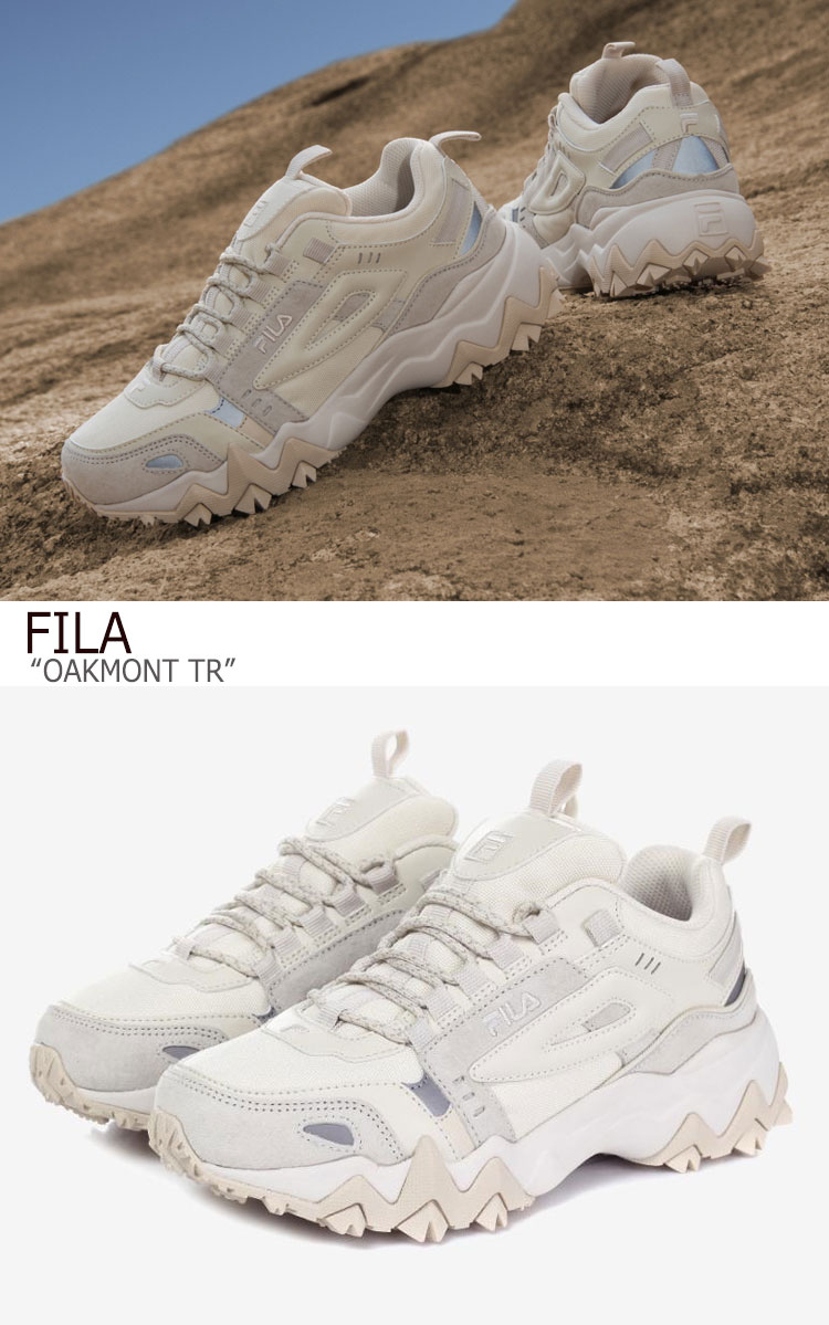 楽天市場 フィラ スニーカー Fila メンズ レディース Oakmont Tr オークモントtr Beige ベージュ Fs1rib3022x 1jm00801 924 Flflaa1u17 シューズ Drescco ドレスコ