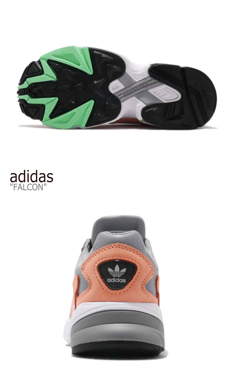 楽天市場 アディダス ファルコン スニーカー Adidas メンズ レディース Falcon ファルコン ダッドシューズ Grey Orange グレー オレンジ B シューズ 中古 未使用品 Drescco ドレスコ