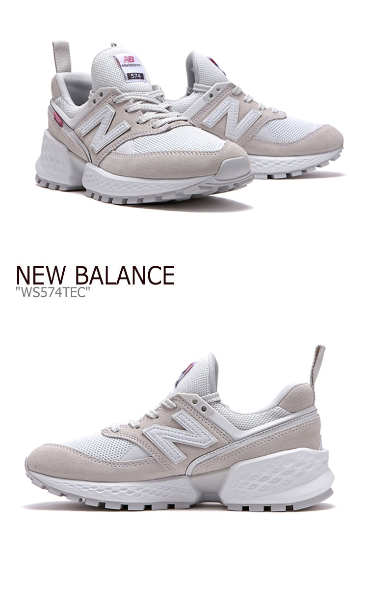 バーゲン ニューバランス 574 スニーカー New Balance レディース Ws 574 Tec New Balance574 White ホワイト Ws574tec シューズ 中古 未使用品 21正規激安 Success Tours Com