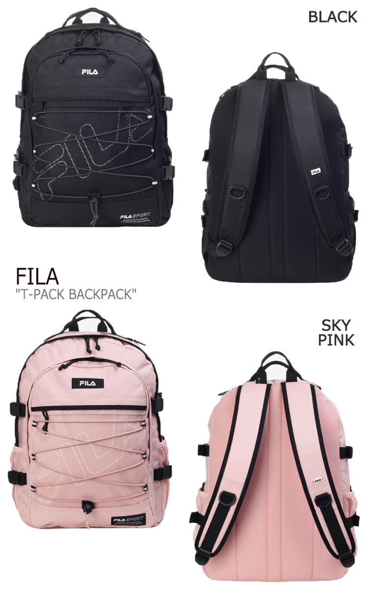 楽天市場 フィラ リュック Fila メンズ レディース T Pack Backpack T パック バックパック Cream クリーム Ink Navy インク ネイビー Black ブラック Sky Pink スカイ ピンク Fs3bpc5004x バッグ Drescco ドレスコ