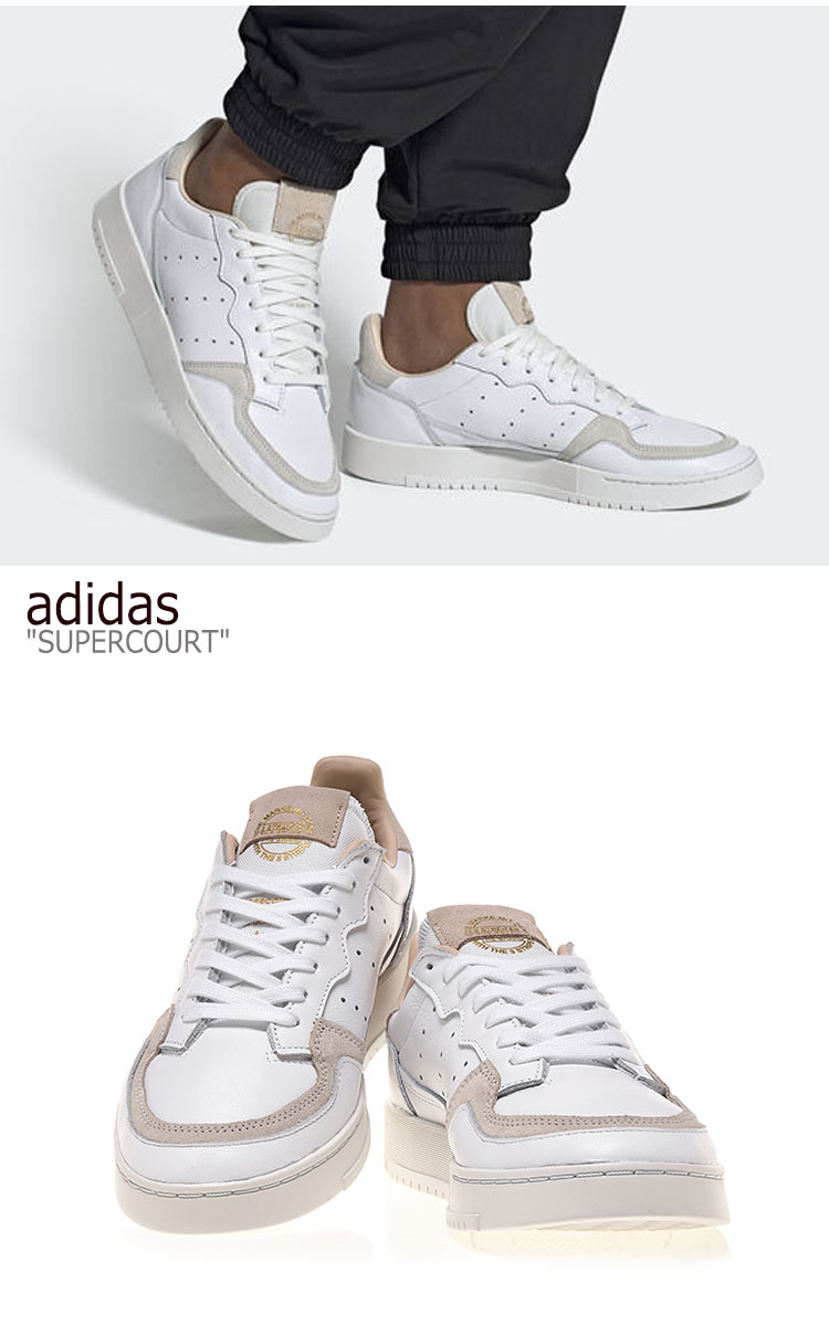 ポイント10倍 アディダス スニーカー Adidas メンズ レディース Supercourt スーパーコート White Beige ホワイト ベージュ Ee6034 シューズ 中古 未使用品 期間限定送料無料 Cataractresearch Org