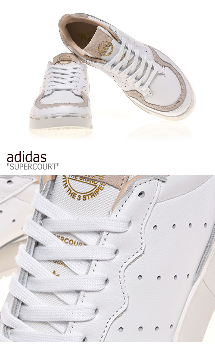 ポイント10倍 アディダス スニーカー Adidas メンズ レディース Supercourt スーパーコート White Beige ホワイト ベージュ Ee6034 シューズ 中古 未使用品 期間限定送料無料 Cataractresearch Org