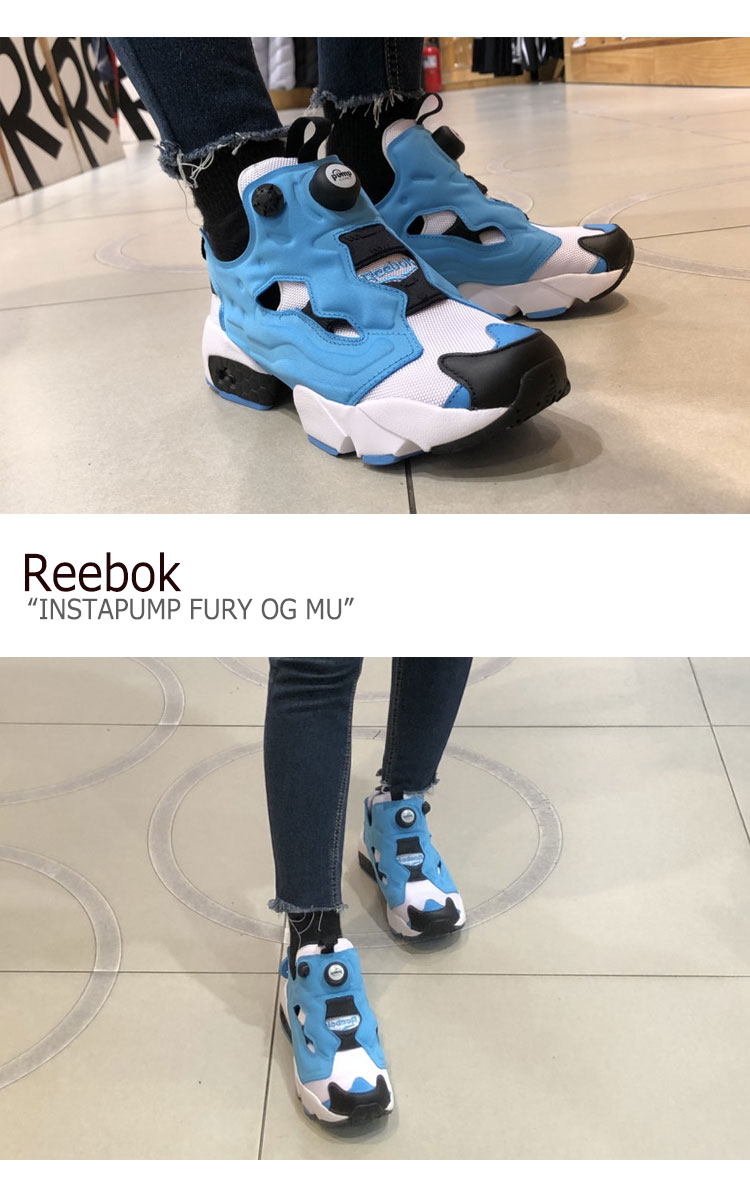 楽天市場 リーボック ポンプフューリー スニーカー Reebok メンズ レディース Instapump Fury Og Mu インスタポンプ フューリー Og Mu Blue ブルー Black ブラック White ホワイト Eh1786 シューズ Drescco ドレスコ