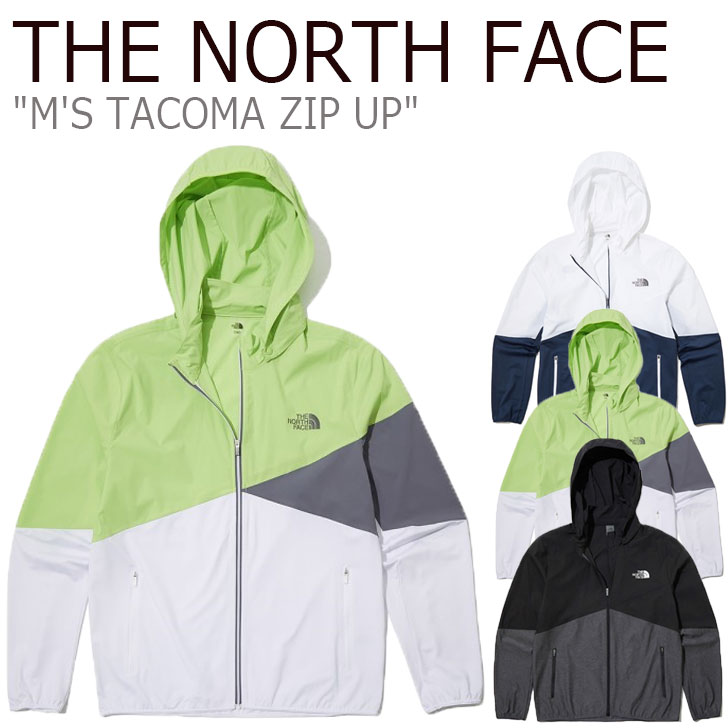 north face jacket black and green