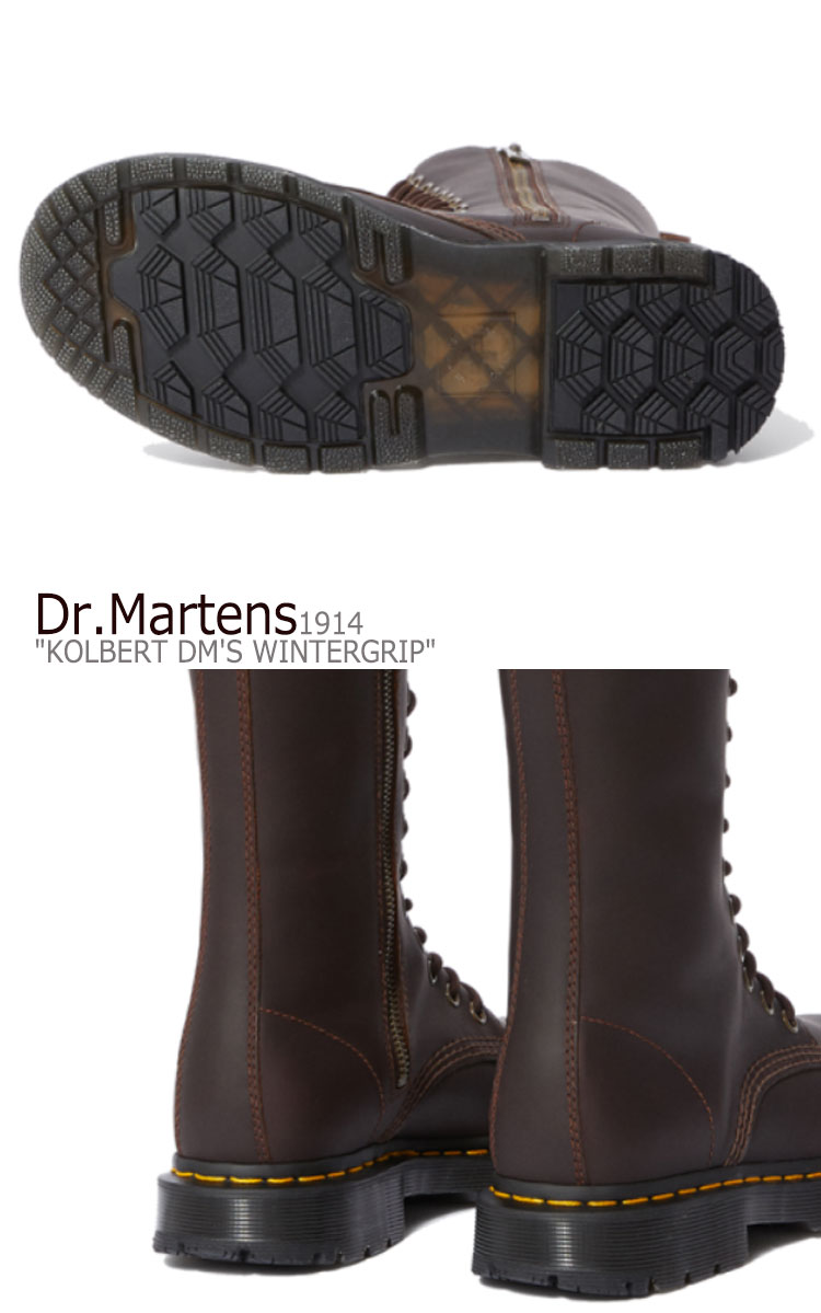 激安な新品登場 のドクターマーチン シューズ スニーカー Dr Martens メンズ その他 レディース 1914 Kolbert Dms Wintergrip 未使用品靴 1914 コルバート Dms ウィンターグリップ Brown ブラウン シューズ 中古 未使用品 Drescco ドレスコ Dr Martens