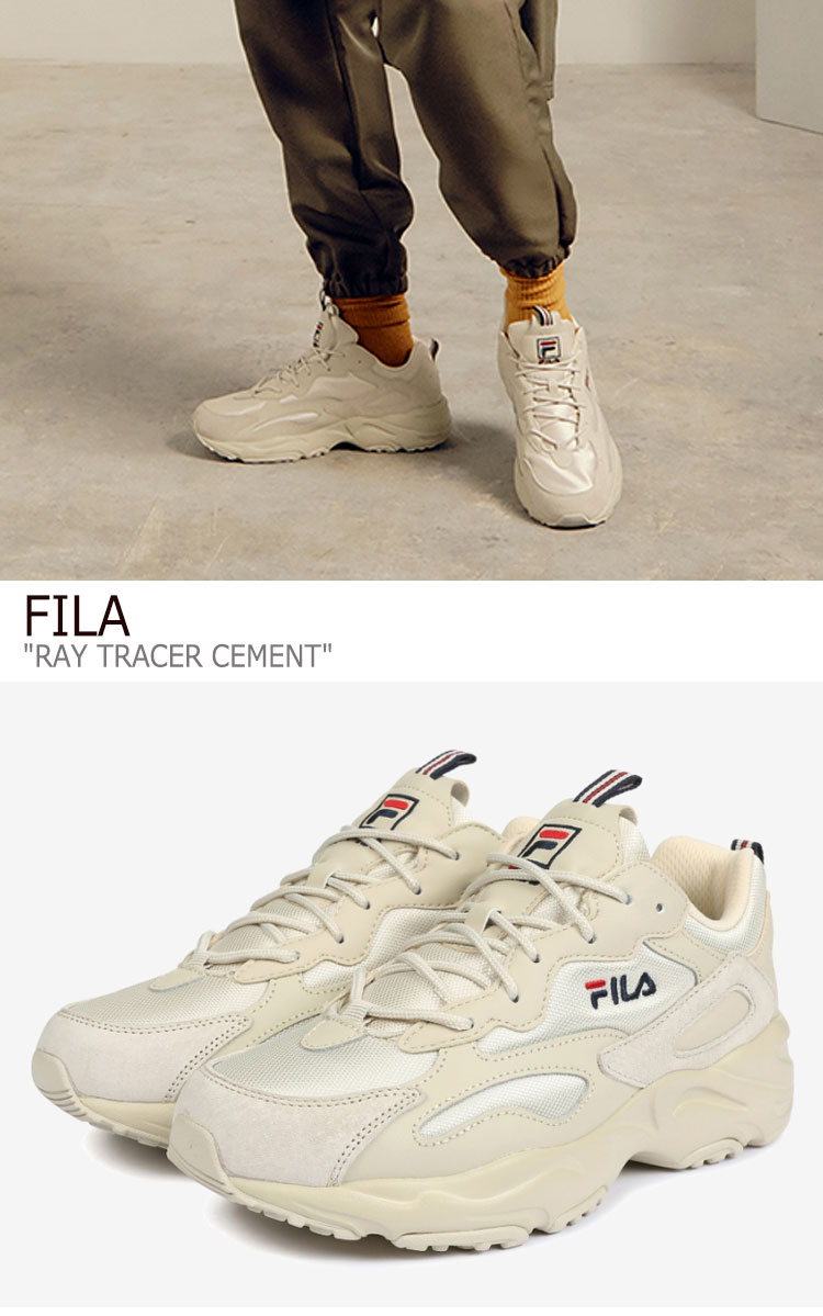 楽天市場 フィラ レイ スニーカー Fila メンズ Ray Tracer Cement レイトレーサー セメント Grey グレー 1rm 077 シューズ 中古 未使用品 Drescco ドレスコ