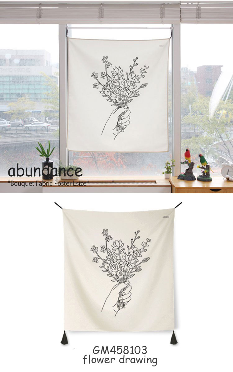 楽天市場 アバンダンス タペストリー Abundance ブーケット ファブリックポスターl Bouquet Fabric Poster Lサイズ 全4種類 花束 フラワー 韓国雑貨 おしゃれ Gm 2 3 4 Acc Drescco ドレスコ