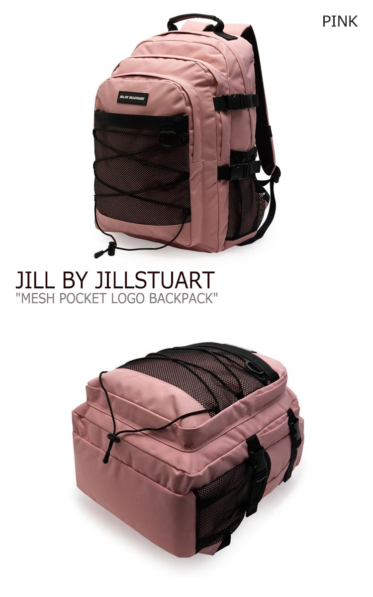 楽天市場 ジル バイ ジルスチュアート リュック Jill By Jillstuart メンズ レディース Mesh Pocket Logo Backpack メッシュ ポケット ロゴ バックパック Black ブラック Beige ベージュ Pink ピンク Jlba0e730bk Jlba9f731i2 2p2 バッグ Drescco ドレスコ