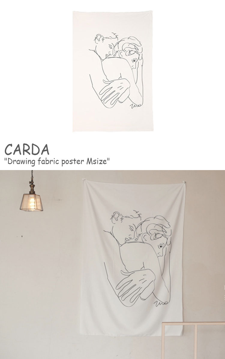 楽天市場 カルダ タペストリー Carda ドローイング ファブリックポスター Drawing Fabric Poster Mサイズ 恋人 カップル スケッチ 韓国インテリア おしゃれ 01 Acc Drescco ドレスコ