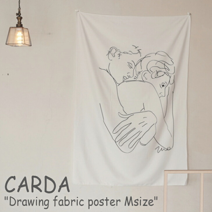楽天市場 カルダ タペストリー Carda ドローイング ファブリックポスター Drawing Fabric Poster Mサイズ 恋人 カップル スケッチ 韓国インテリア おしゃれ 01 Acc Drescco ドレスコ