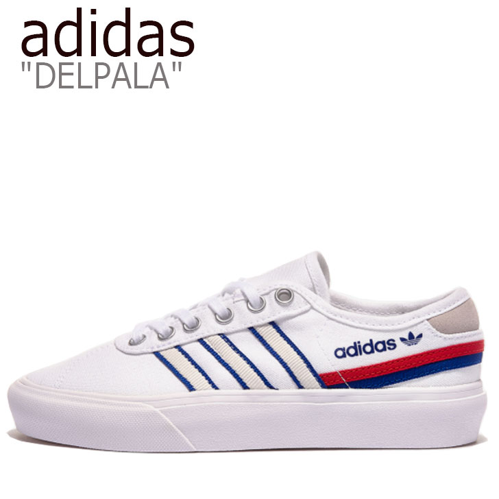 注目の アディダス スニーカー Adidas メンズ レディース Delpala デルパラ White ホワイト Fv0639 シューズ 中古 未使用品 人気絶頂 Babyogui Com