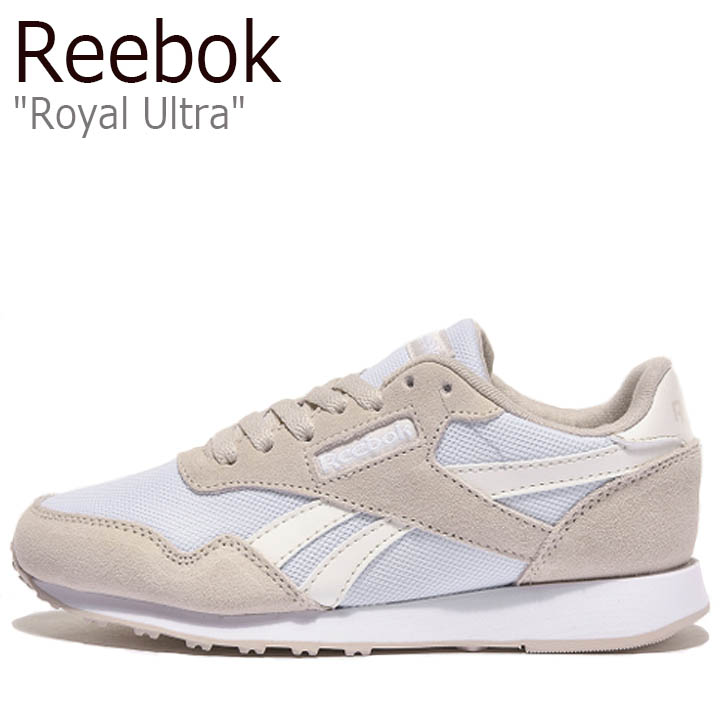 楽天市場 リーボック スニーカー Reebok メンズ レディース Royal Ultra ロイヤル ウルトラ White ホワイト Beige ベージュ Q シューズ 中古 未使用品 Drescco ドレスコ