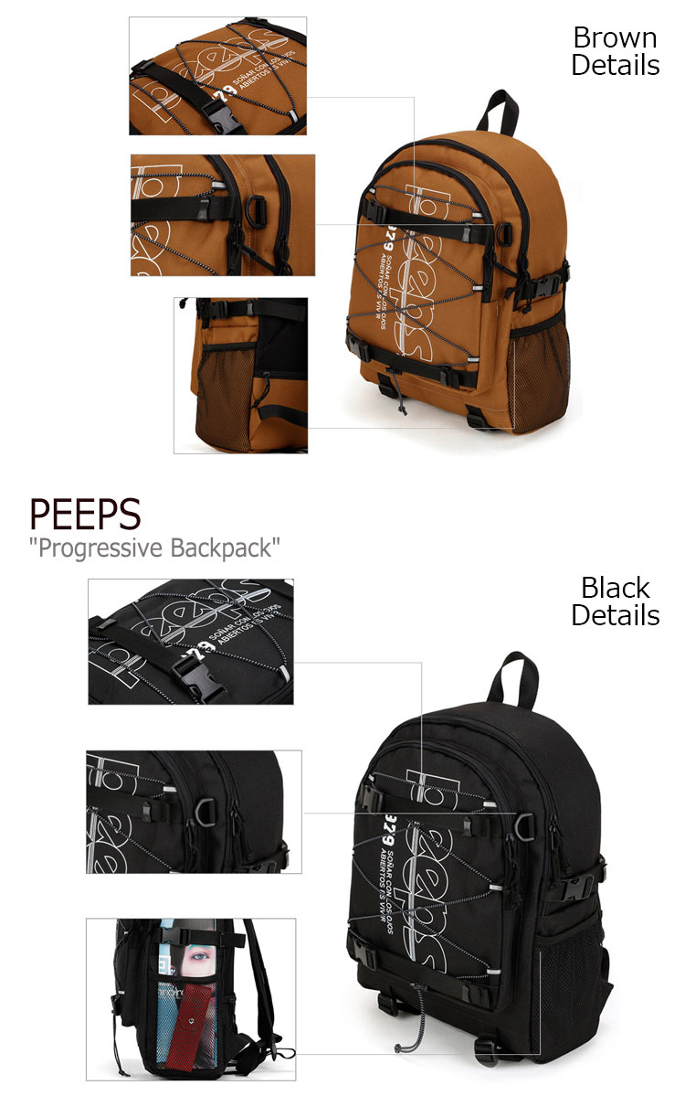 絶対一番安い 楽天市場 ピープス リュック Peeps メンズ レディース Progressive Backpack プログレッシブ バックパック Black ブラック Brown ブラウン P0000bfs T バッグ Drescco ドレスコ 最も優遇 Www Cinseldunya Com