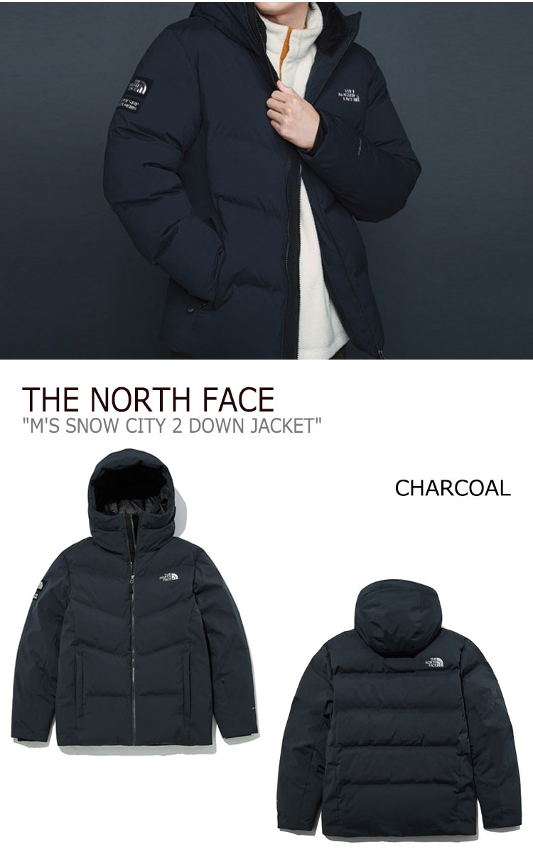 楽天市場 ノースフェイス ダウン The North Face メンズ M S Snow City 2 Down Jacket スノー シティ 2 ダウンジャケット Black ブラック White ホワイト Charcoal チャコール Nn1dl51a B C ウェア 中古 未使用品 Drescco ドレスコ