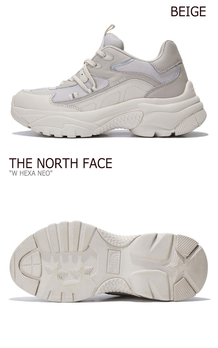 楽天市場 ノースフェイス スニーカー The North Face レディース W Hexa Neo W ヘキサ ネオ Cream クリーム Beige ベージュ Ns93l81a B シューズ 中古 未使用品 Drescco ドレスコ
