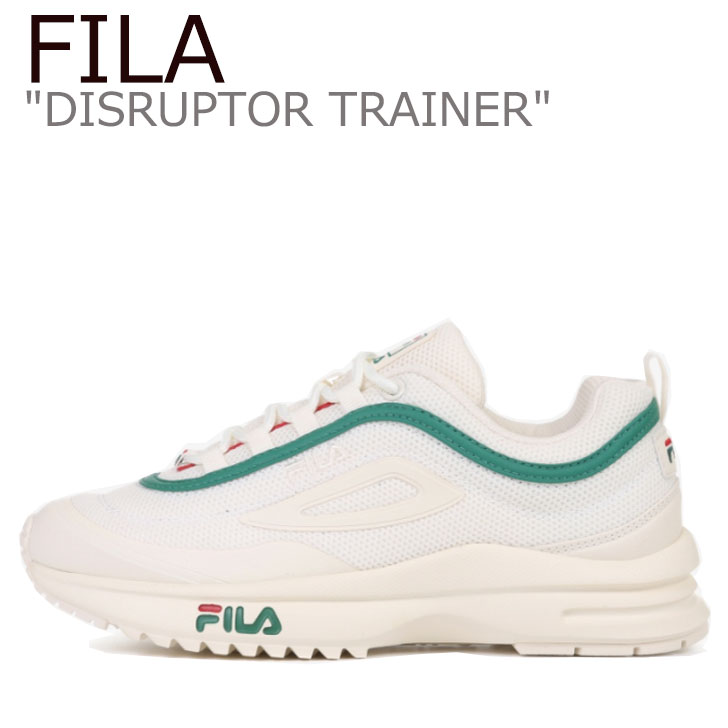 安い Fila スニーカー フィラ メンズ シューズ 1rm 124 グリーン Green ホワイト White トレーナー ディスラプター Trainer Disruptor レディース Sn Fl Rm Colegiomaterdei Net