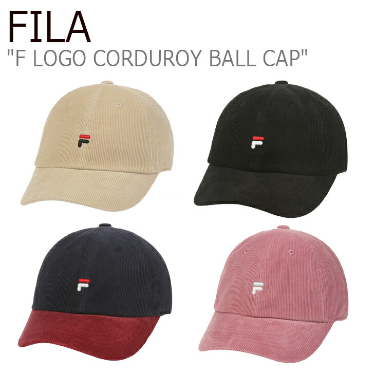 メーカー公式ショップ即出荷 インクネイビー コーデュロイキャップ Fila ピンク 帽子 Accバッグ 小物 ブランド雑貨 フィラキャップ フィラ キャップ Ink Fila帽子 キャップ コーデュロイ Cap メンズ Black レディース Filaボールキャップ ボールキャップ フィラ帽子
