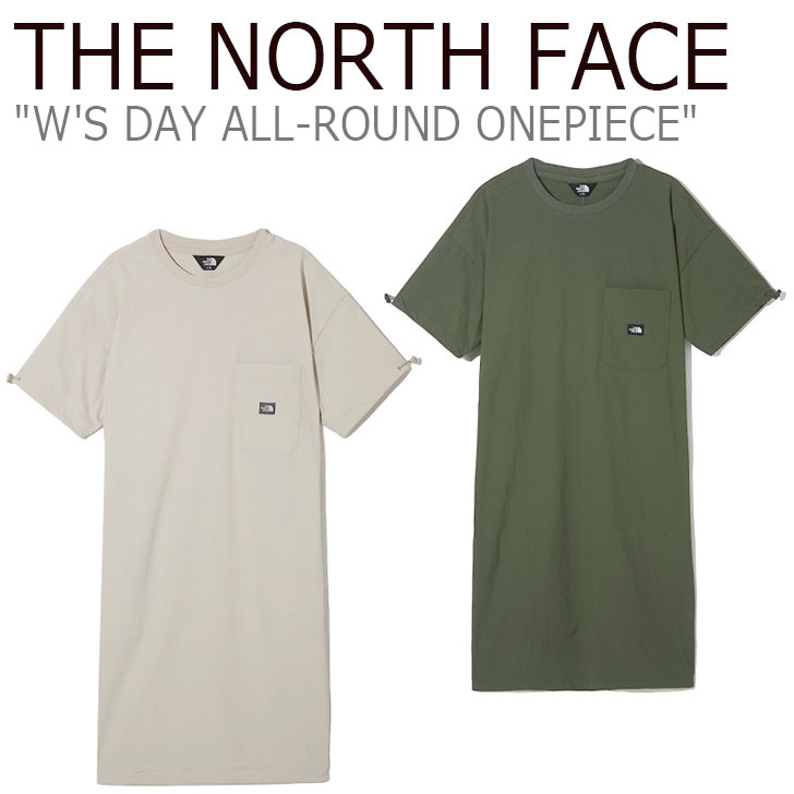 レディースファッション ワンピース オール デー Onepiece All Round Day W S レディース Face North The ワンピース ノースフェイス ラウンドワンピース 中古 未使用品 ウェア Nt7zm33a B ベージュ Beige オリーブ Olive 海外輸入