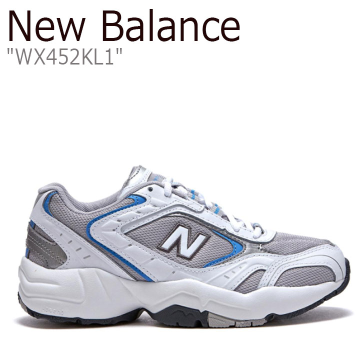 最適な価格 ニューバランス スニーカー New Balance メンズ レディース Wx 452 Kl1 Gray グレー Blue ブルー Nbpdbs171g Wx452kl1 シューズ 中古 未使用品 超美品 Stopinsectes Com