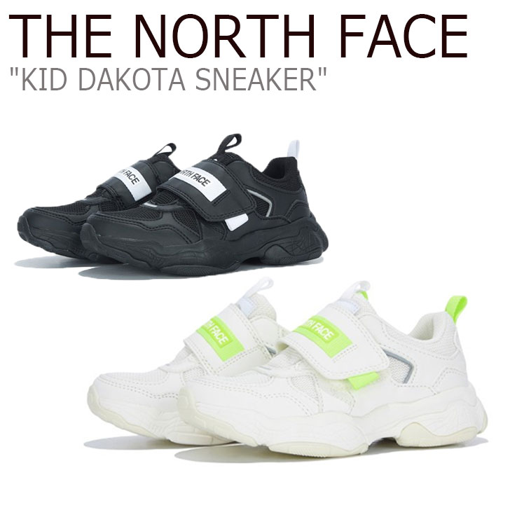 北の方人面 スニーカー The North Face 息子 後ろ帯 Kid Dakota Sneaker キッズ ダコタスニーカー White 白さ Black 墨染め Ns96m03a B シューズ 中古 未使使処代物 ザノースフェイス ノースフェイスキッズ キッズスニーカー ノースフェイス スニーカー ノースシューズ