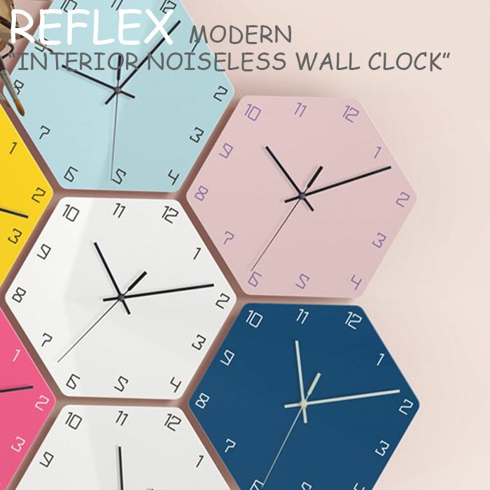 【楽天市場】【即納カラー有】リフレックス 壁掛け時計 REFLEX MODERN INTERIOR NOISELESS WALL CLOCK