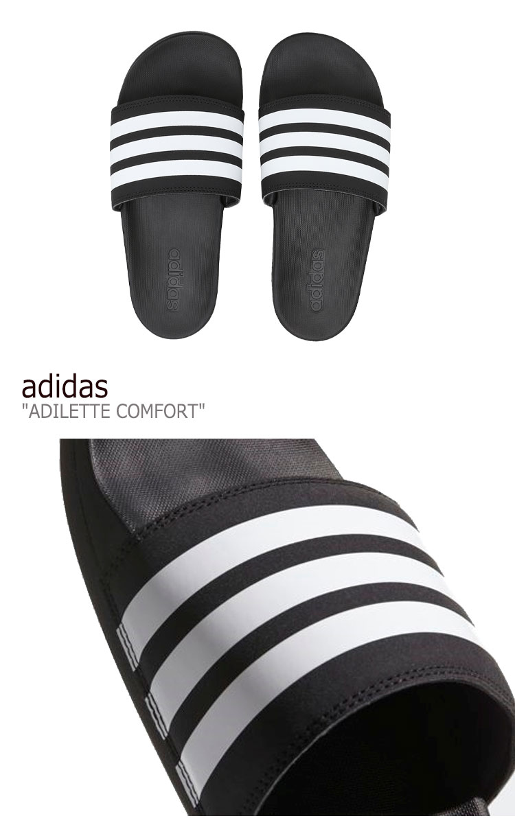 春のコレクション アディダス スリッパ Adidas メンズ レディース Adilette Comfort アディレッタ コンフォート Black ブラック Ap9971 シューズ 未使用品 Flashshare Com