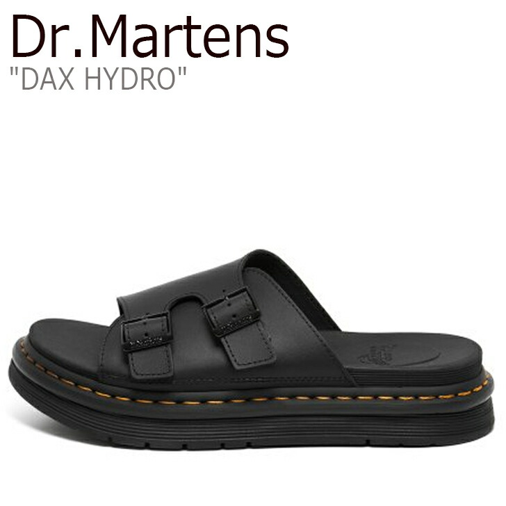 ドクターマーチン サンダル Dr Martens メンズ Dax Hydro ダックス ハイドロ Black ブラック シューズ Psicologosancora Es