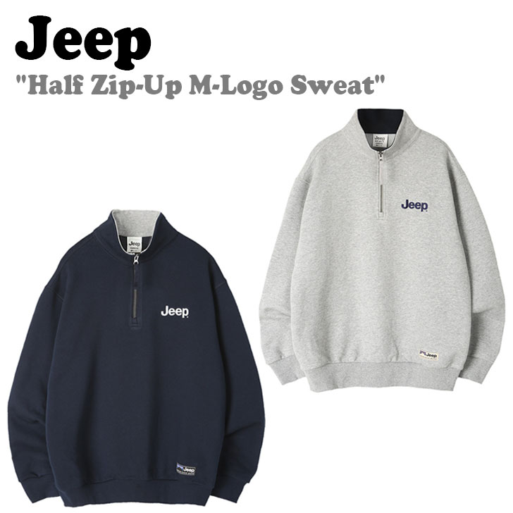 ☆JEEP☆ Half Zip-Up Big Logo Sweat スウェット 男女兼用 人気 楽天市場】ジープ トレーナー Jeep メンズ レディース Half Zip