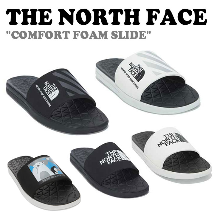 ノースフェイス 韓国 サンダル THE NORTH FACE メンズ レディース COMFORT FOAM SLIDE コンフォート  フォーム スライド 全5色 NS98M02A/B/C/J/K シューズ 【中古】未使用品 1WEEK（ワンウィーク）