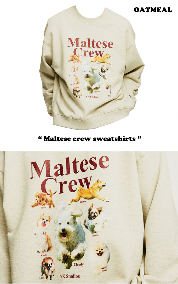 ワイケイ トレーナー WAI KEI メンズ レディース Maltese crew