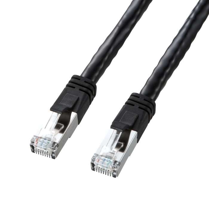 【代引不可】【サンワサプライ SANWA SUPPLY】PoE CAT6【LANケーブル】(15m) 製品型番：KB-T6POE-15BK