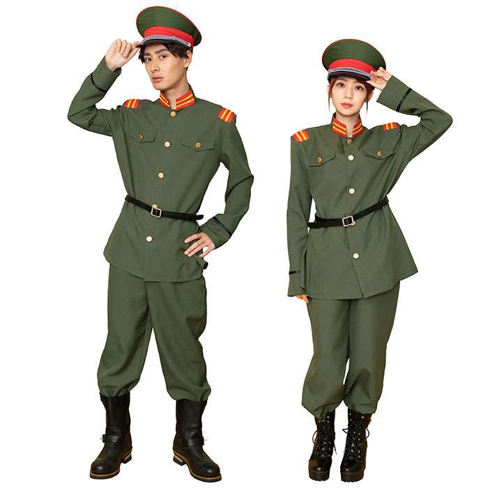 MENコス ファイヤーマン 軍服 コスプレ 衣装 男女兼用 ユニセックス 仮装 変装 パーティーグッズ クリアストーン 4560320894186画像