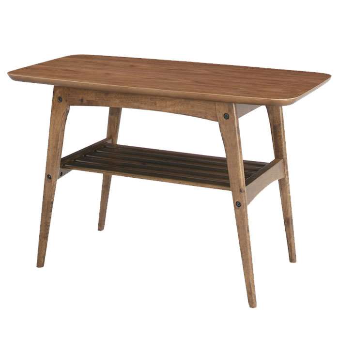 【北海道・沖縄・離島配送不可】【代引不可】コーヒーテーブル Sサイズ 75ｘ40ｘ48cm テーブル カフェテーブル 天然木 ウッド 木製テーブル インテリア 家具 組立式 東谷 TAC-227WAL
